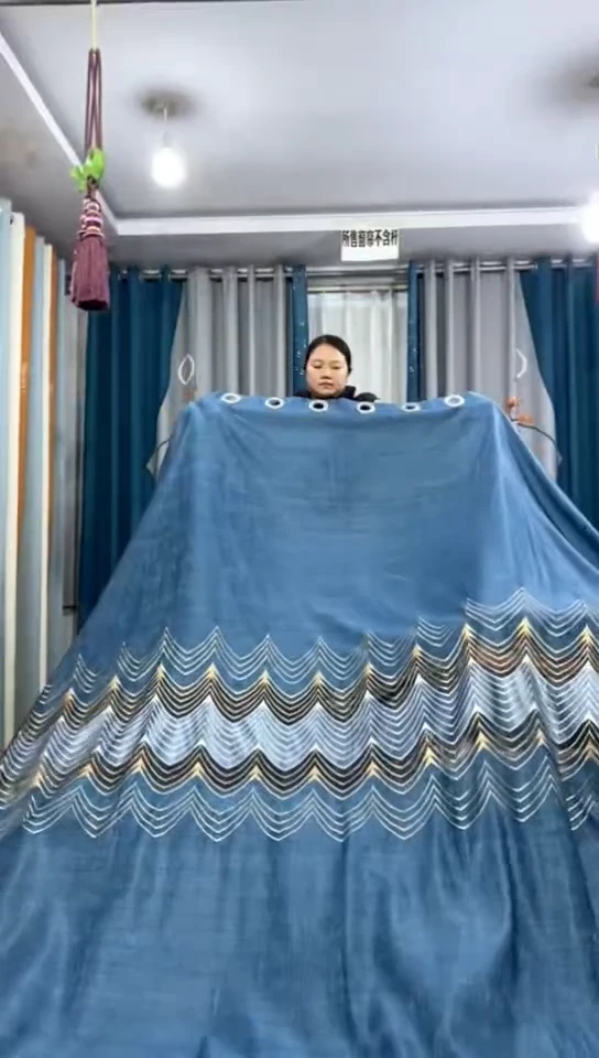 麻成品窗帘5.2*2.7