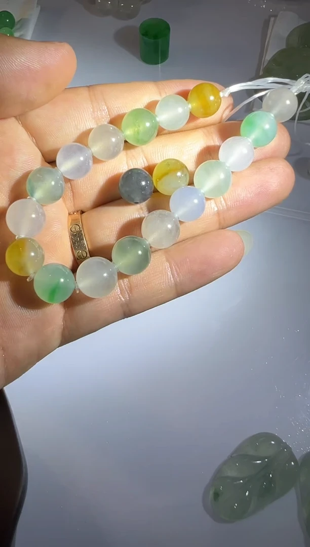 未镶嵌定制翡翠翡翠手串