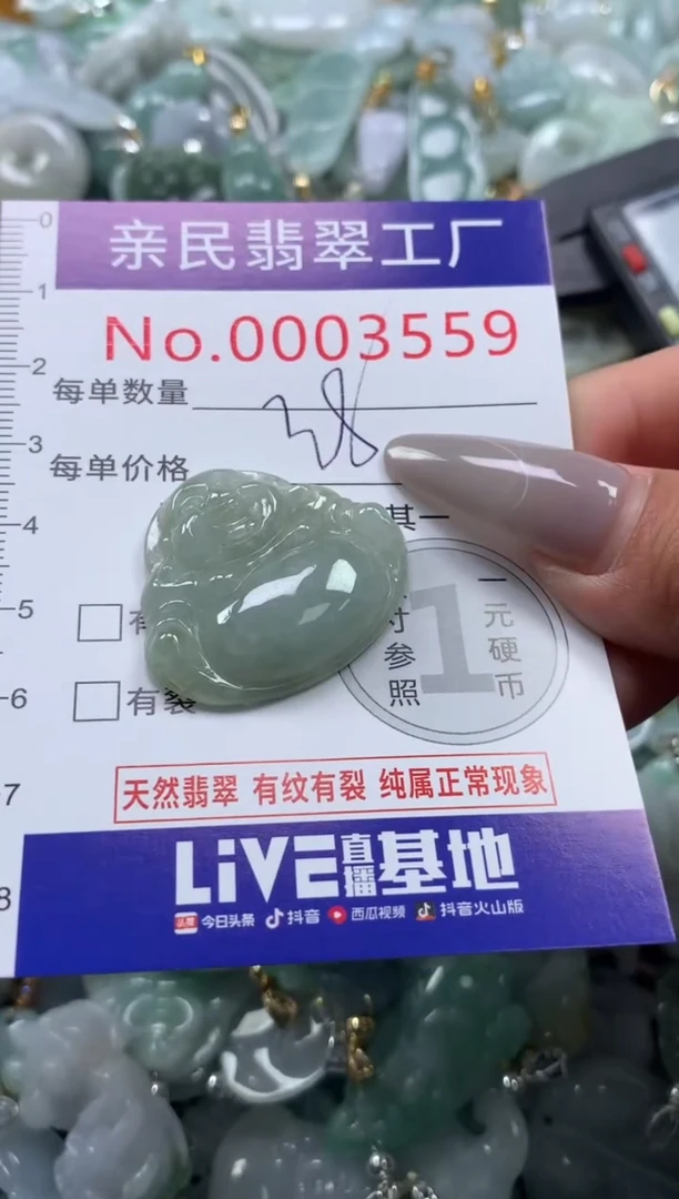 颈饰未镶嵌翡翠3559