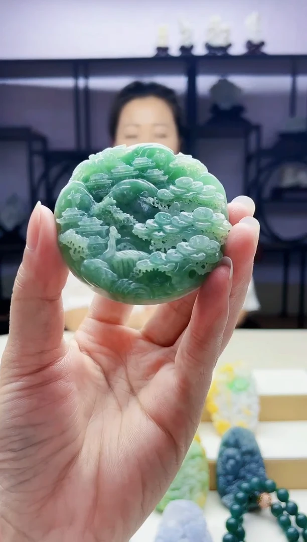 未镶嵌定制翡翠毛货09150334