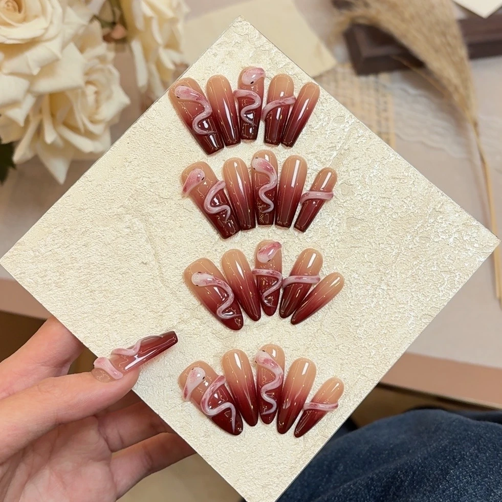 【红蛇】—禾沐手工穿戴甲