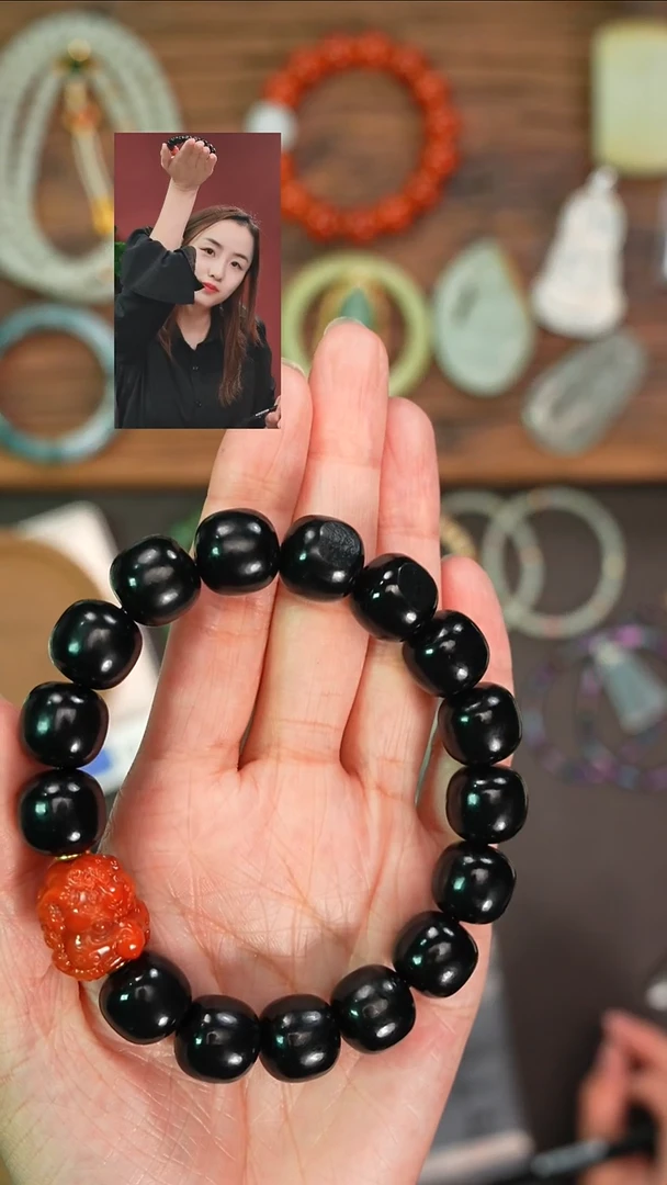 未镶嵌手串和田玉谈***云一念初见品质回血