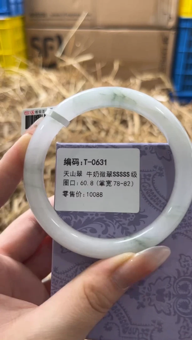 未镶嵌手镯石英质玉T-0631