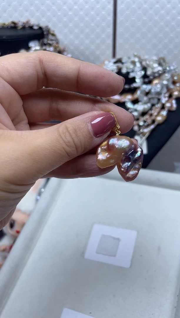 淡水珍珠未镶嵌吊坠(不含链)【纯恬珍珠】