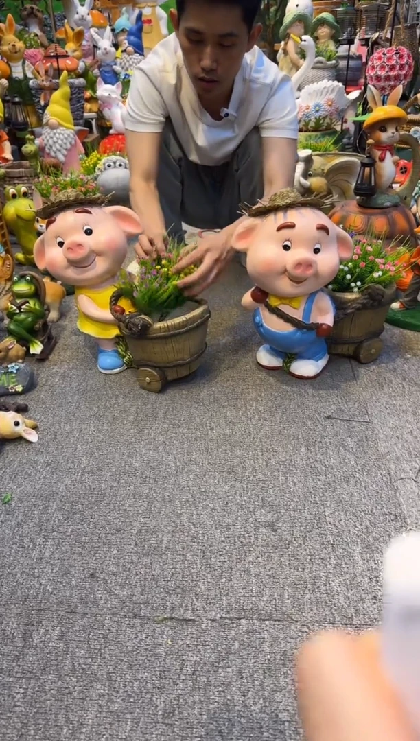 无花朵花园庭院摆件&002&