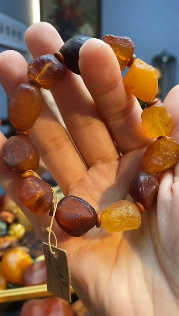 手链琥珀未镶嵌手串