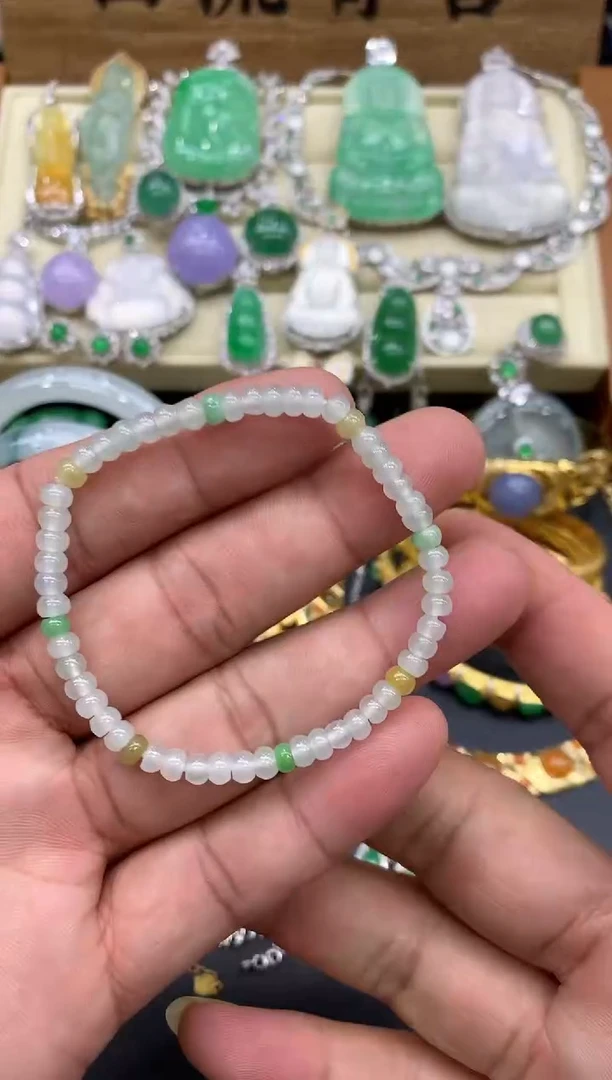 未镶嵌手串翡翠16-中国好珍宝