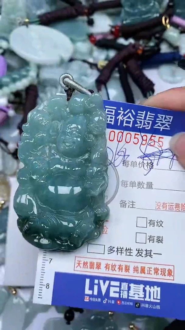 翡翠未镶嵌颈饰...0005955