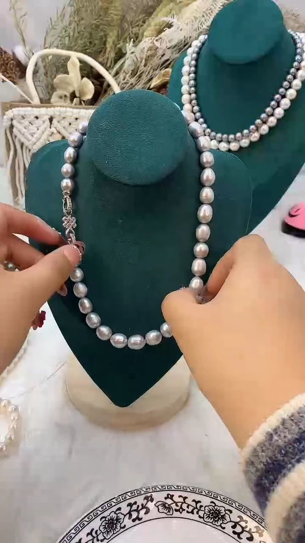 【闪购商品】淡水珍珠项链合金20