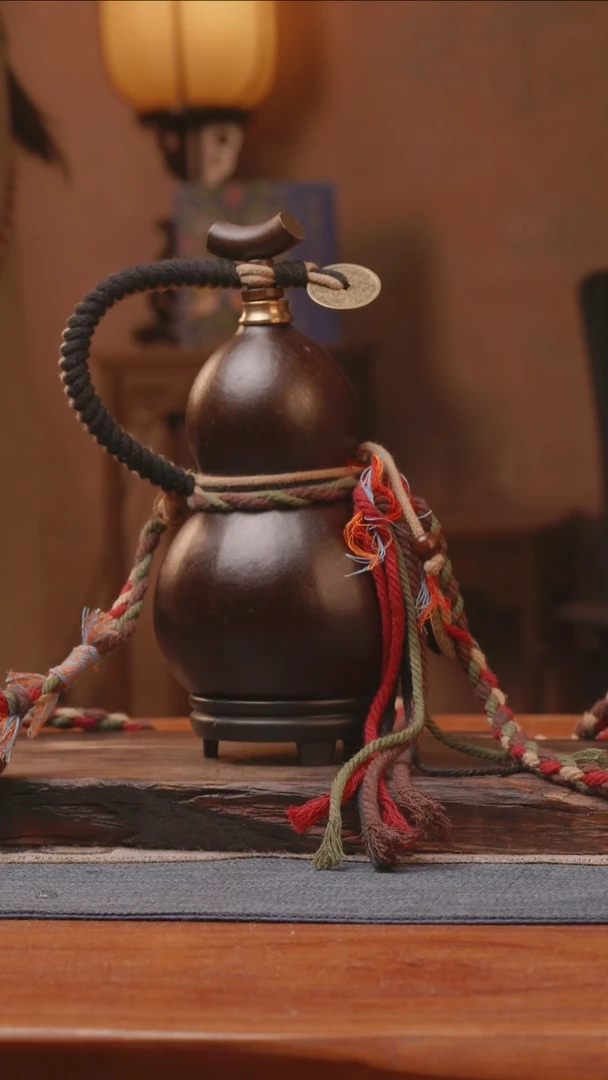 1707号精品大漆葫芦防腐防渗装水茶酒