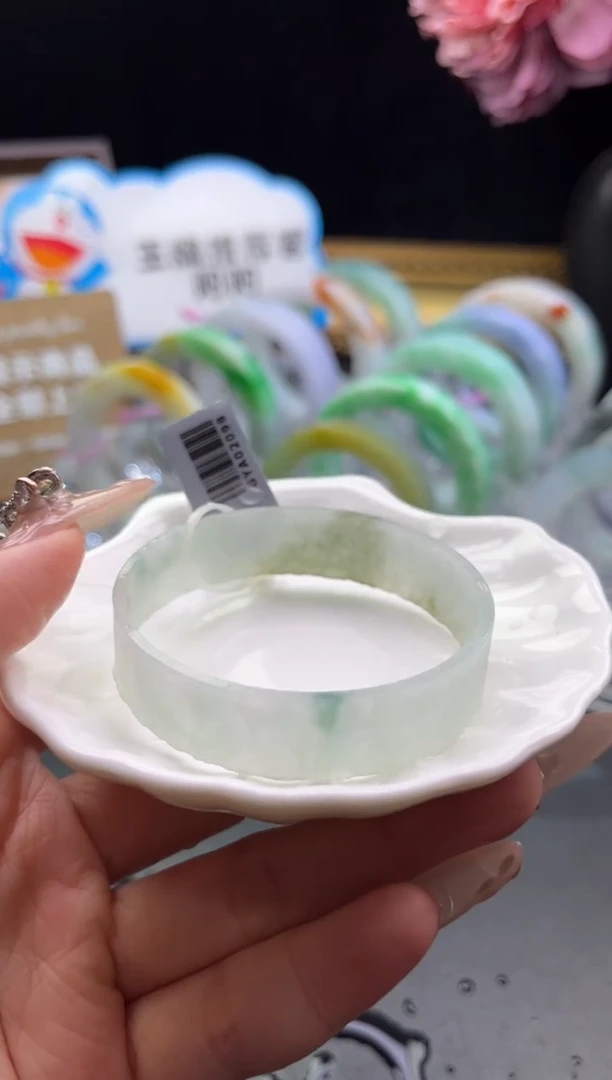 未镶嵌手镯定制翡翠54-55「定制不退不换」