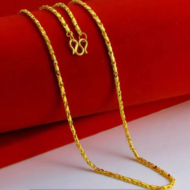 【H】K黄色传承经典如鱼得水时尚小鱼项链【SCX02】