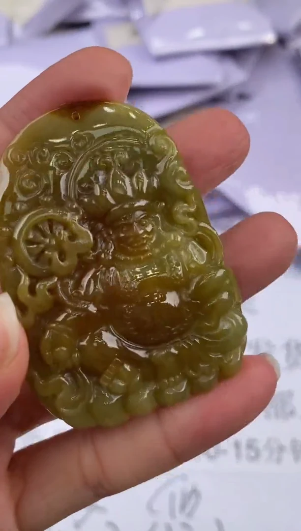 未镶嵌挂件翡翠307692  多人