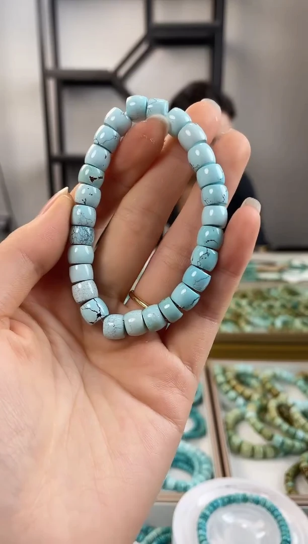 【闪购商品】绿松石珠宝奇石未镶嵌8+mm