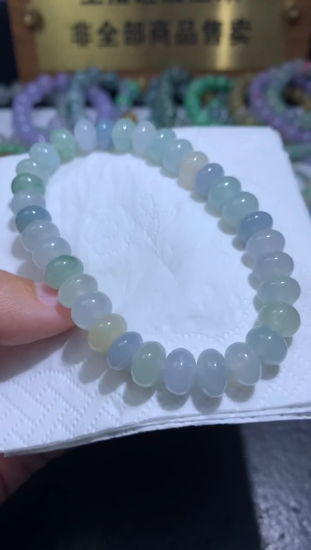 未镶嵌手链翡翠净货