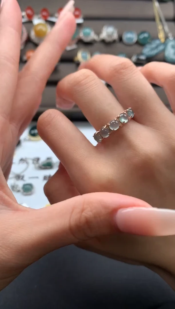 【闪购商品】翡翠戒指银S925镶嵌312312312