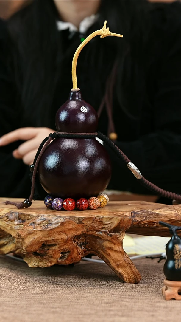 【闪购商品】172—光岳葫天然大漆酒葫芦不含漆珠
