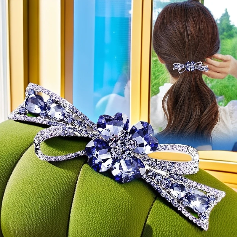 简约顶夹夹子发卡一字夹韩版优雅千金风少女风日韩头饰发夹新款