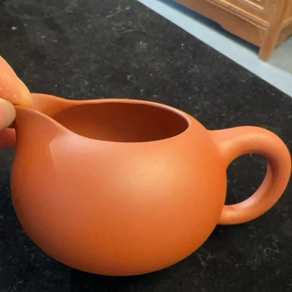 原矿紫砂主人杯品茗杯 红皮龙 公道杯