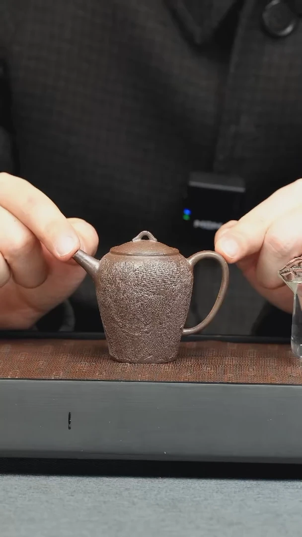 【闪购商品】紫砂茶壶五堂 布纹不问