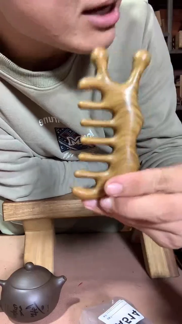 木绿檀蜗牛梳
