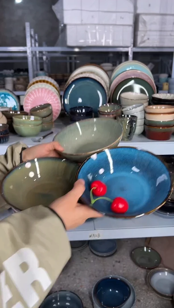 陶瓷外贸尾货瑕疵满20包邮X3 菜碗