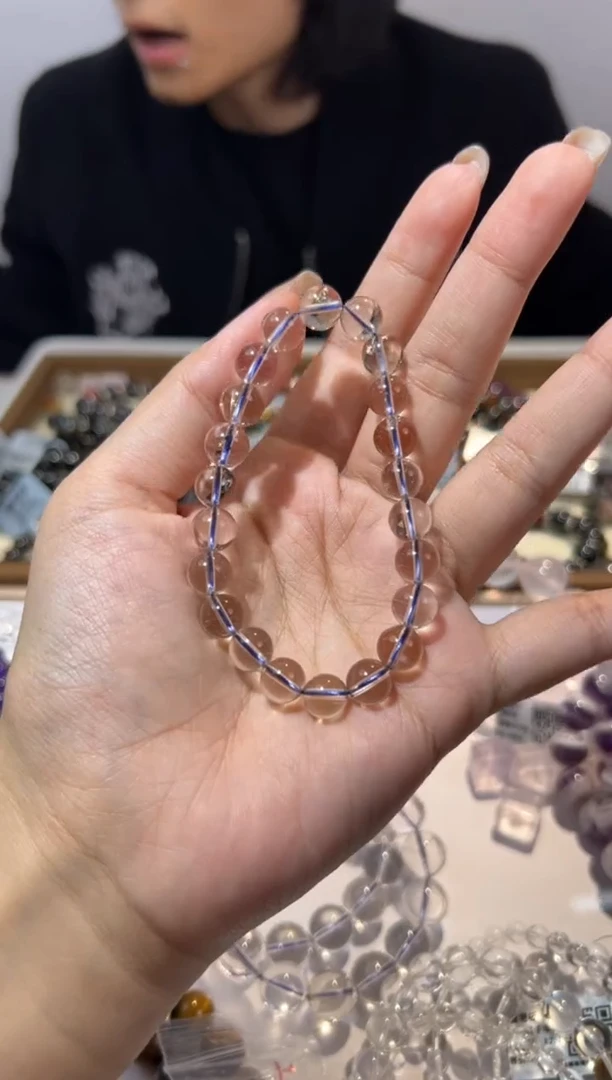 【闪购商品】水晶手链未镶嵌8mm银发