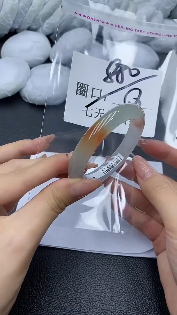 无非金属『****』高冰透美人手镯 所见即所得1
