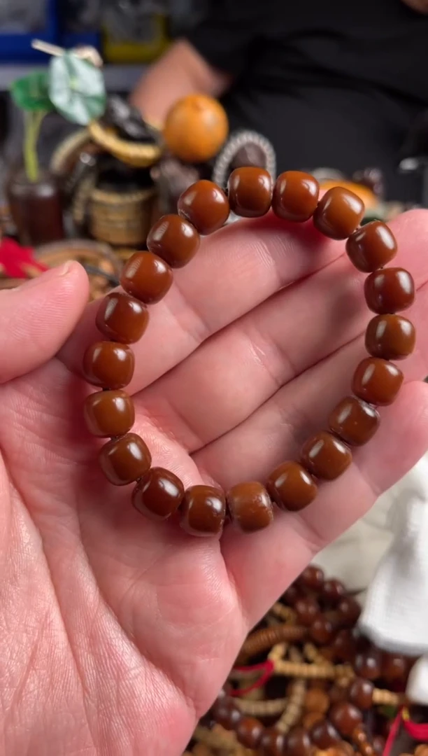 【闪购商品】白玉菩提手串王胖子文玩工作室菩提根单圈11.6左右