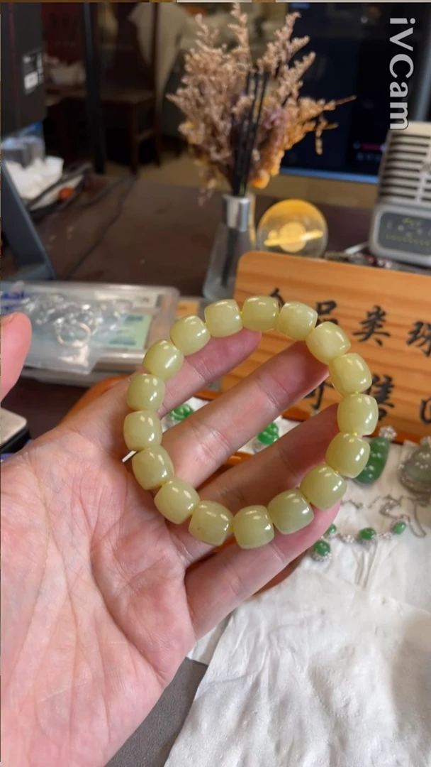 未镶嵌串定制和田玉4520号