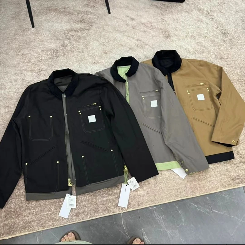 【破万单品】双面穿卡联名Sa双面穿帆布夹克 底特律/密歇根