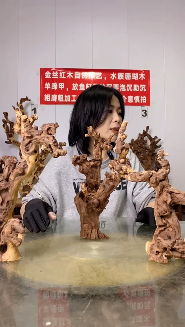 【闪购商品】木30金丝红木 羊蹄甲3