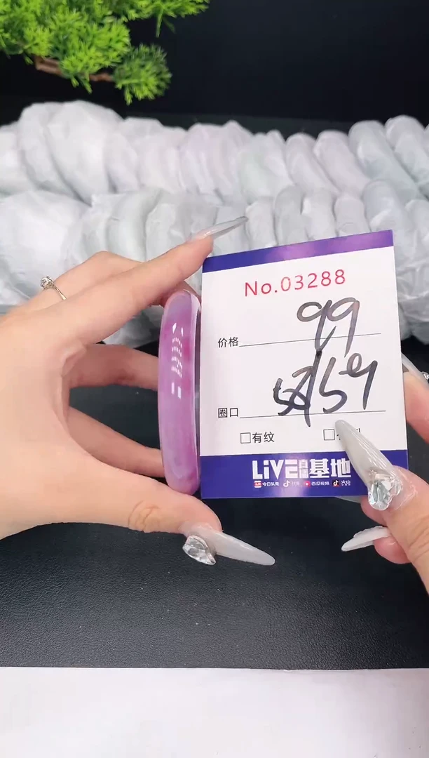 未镶嵌手镯翡翠03288