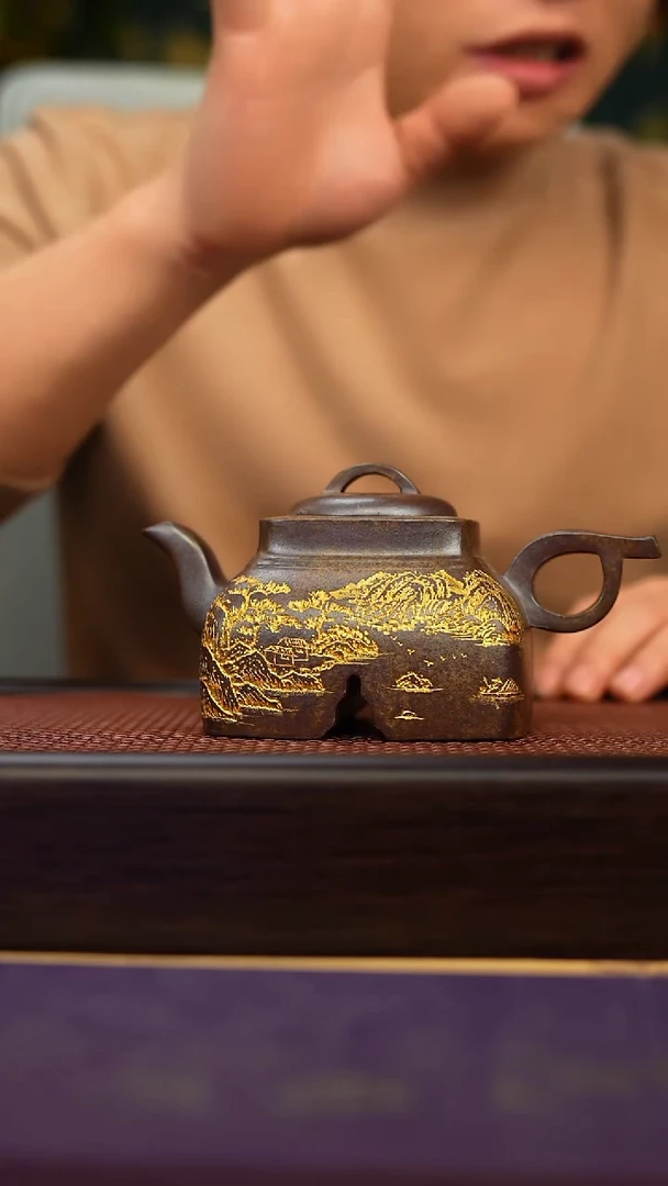 茶壶紫砂原矿紫砂手工茶壶