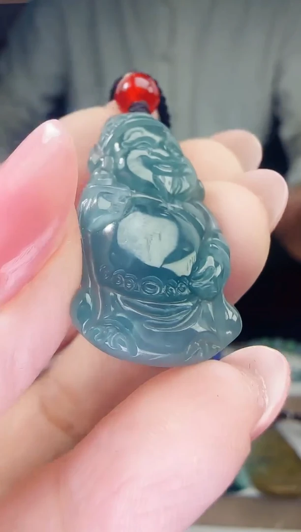 颈饰未镶嵌翡翠多样性发其一 小财神