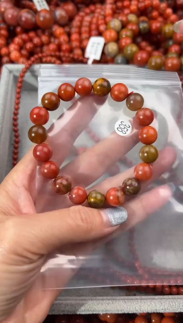 未镶嵌手串南红玛瑙10+