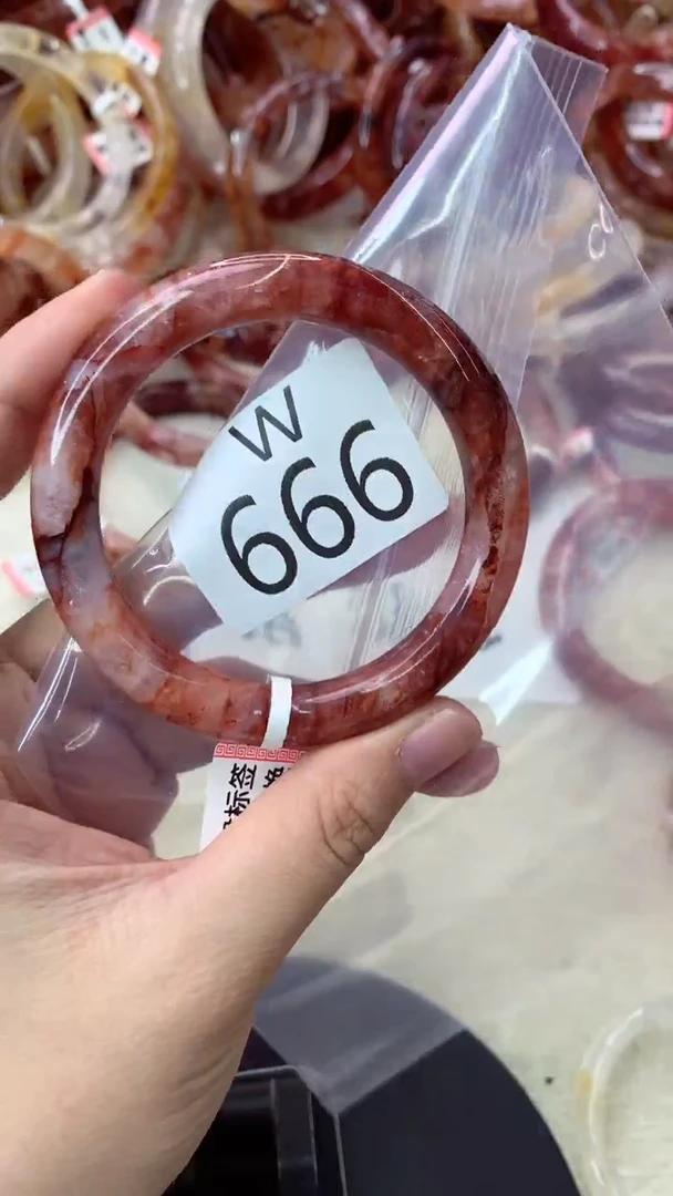 未镶嵌手镯水晶W666-54