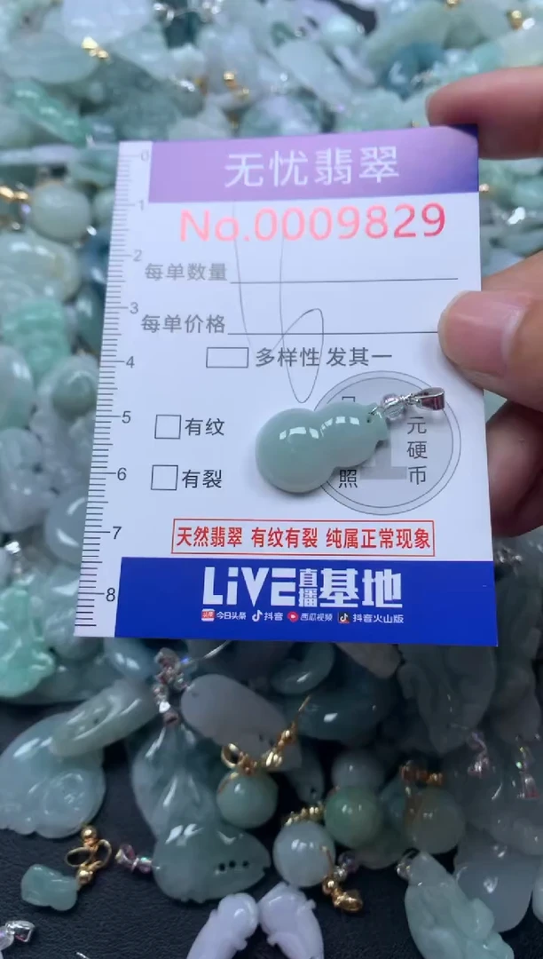 颈饰未镶嵌翡翠9829
