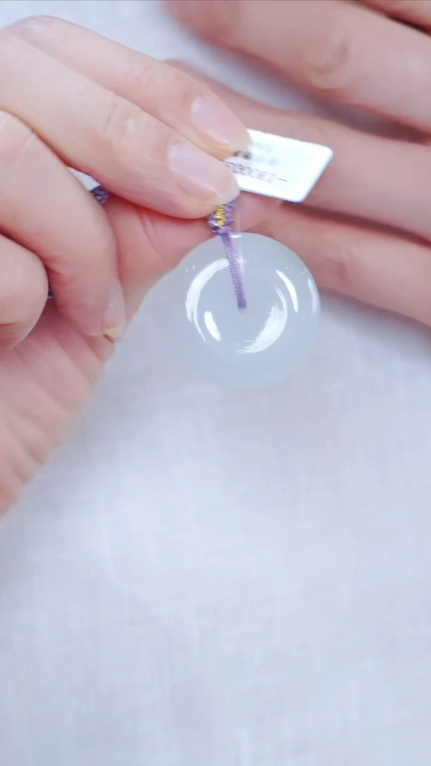 翡翠未镶嵌颈饰@***河102【】裸石28*5.2