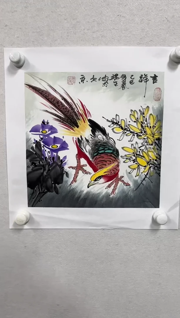 国画老师亲笔国画作品