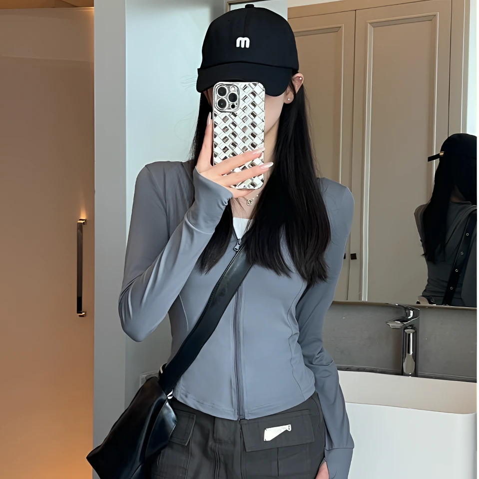 2025新款UPF50+防晒衣女夏新款户外百搭修身显瘦立领防晒服外套