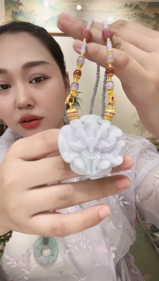 吊坠(赠链)合金翡翠国风