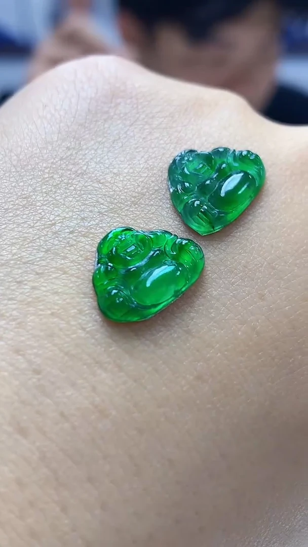 【闪购商品】定制翡翠未镶嵌5145ms-毛货147佛公