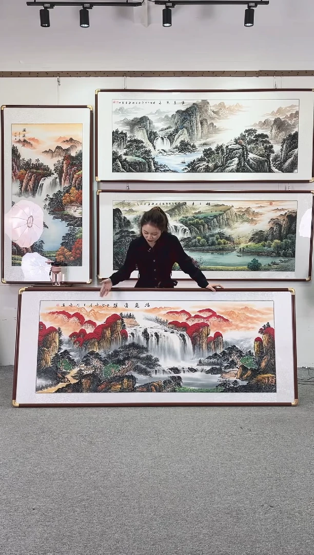 国画纯手绘208x86鸿运当头