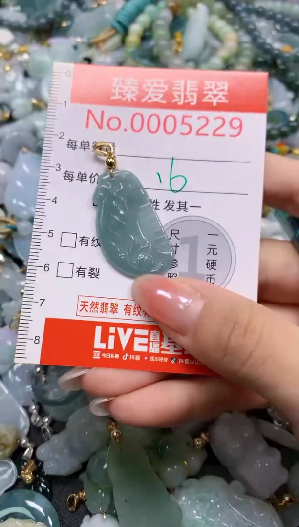 吊坠(不含链)未镶嵌翡翠5229