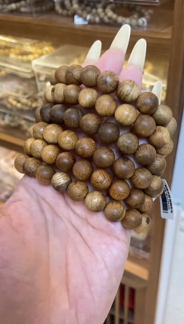 沉香手串菩萨棋圆珠单圈1.1红土沉多样性发其一
