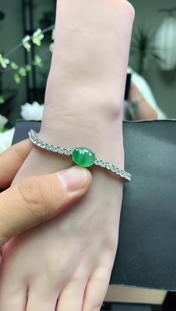 未镶嵌手链石英质玉手链