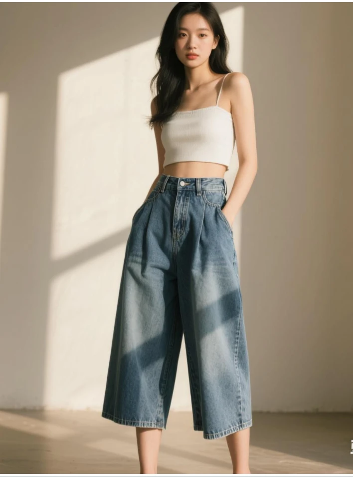 五分裤七分裤长裤默认微瑕完美主义不拍