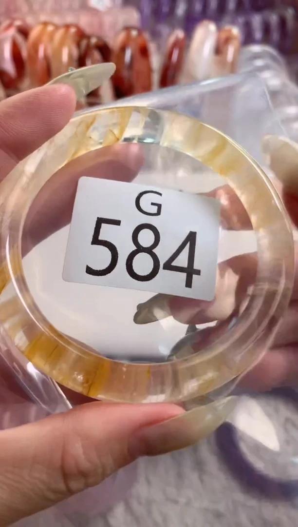 未镶嵌珠宝半成品水晶心****3584-59