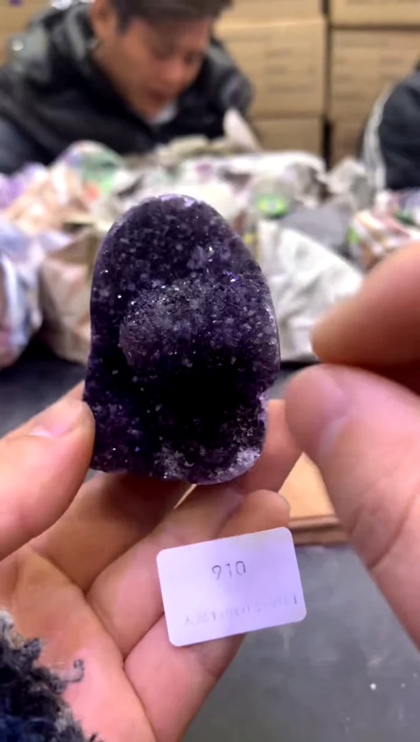 【闪购商品】水晶摆件未镶嵌天然高品质紫晶910